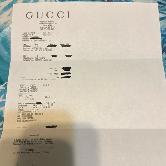 NEW!! GUCCI AUTHENTIC  BRAND NEW DIONYSUS DENIM SHOULD BAG - Picture 17 of 17